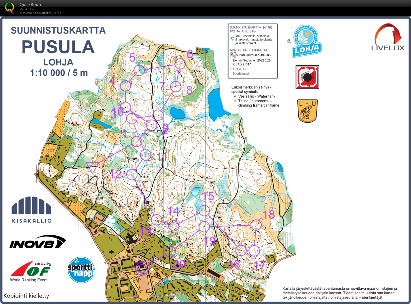 Kisakallio-rastit keskimatka (2024-05-25)