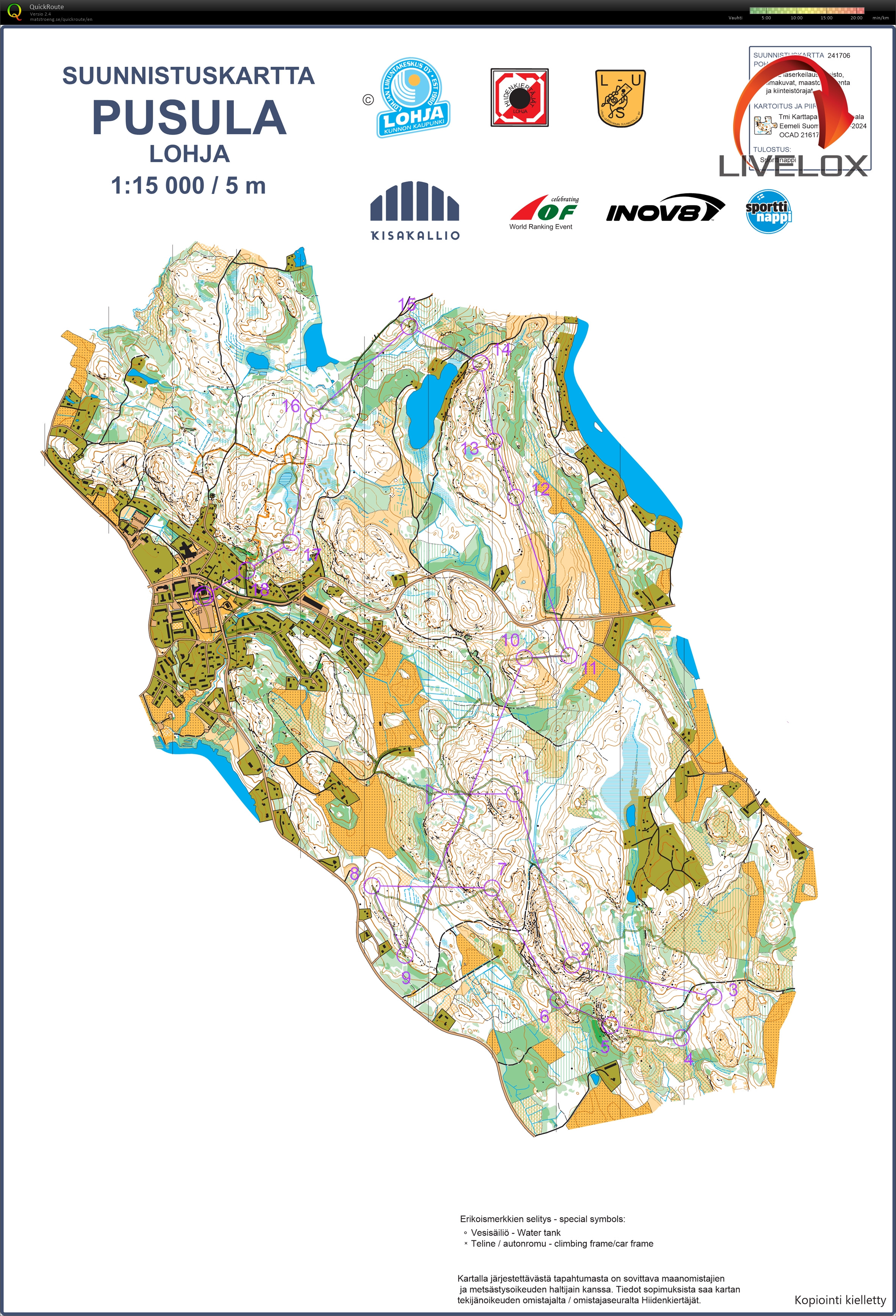 Kisakallio-rastit pitkämatka (2024-05-26)