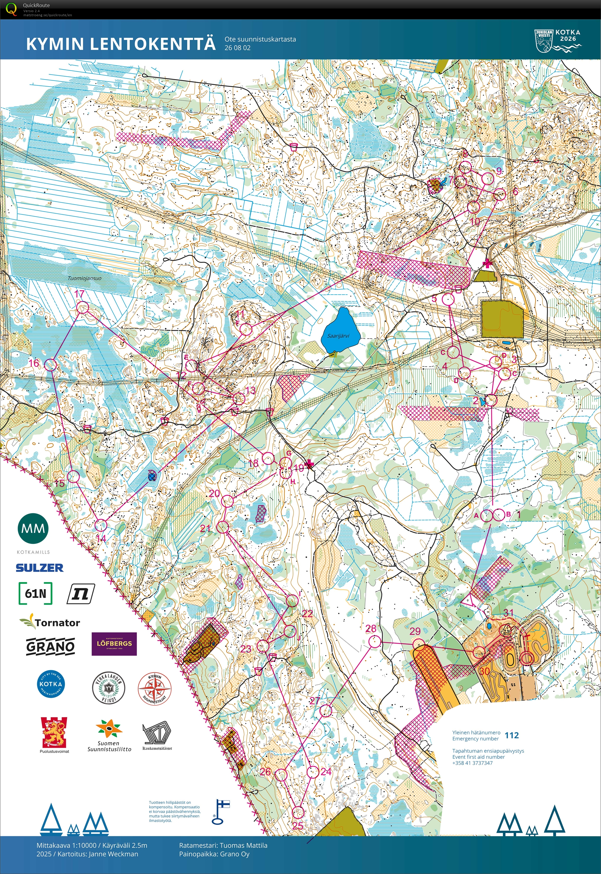 Kotka Jukola 7osuus (14/06/2026)